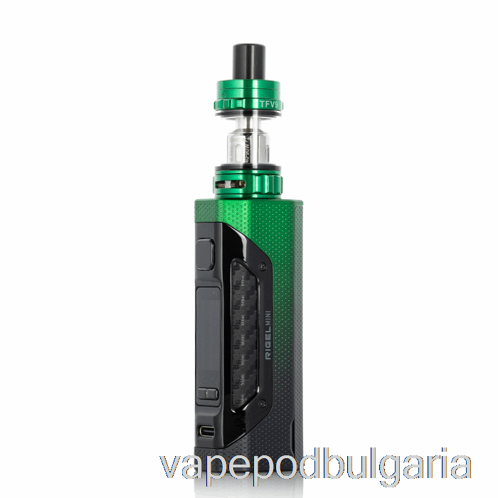 Vape Течности Smok Rigel Mini 80w стартов комплект черен зелен